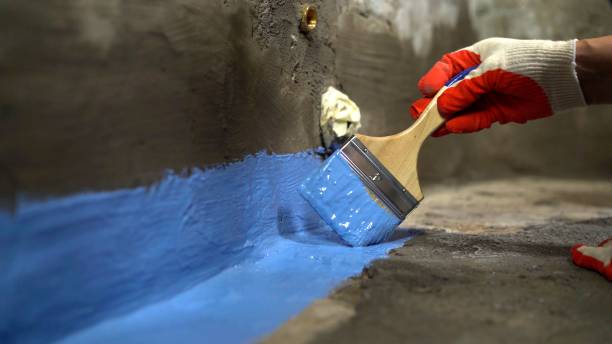 Commercial Emergency Waterproofing project at a Monmouth Junction, NJ business property by SJ Waterproofing Pros
